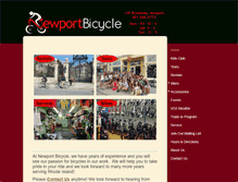 Tablet Screenshot of newportbicycleri.com